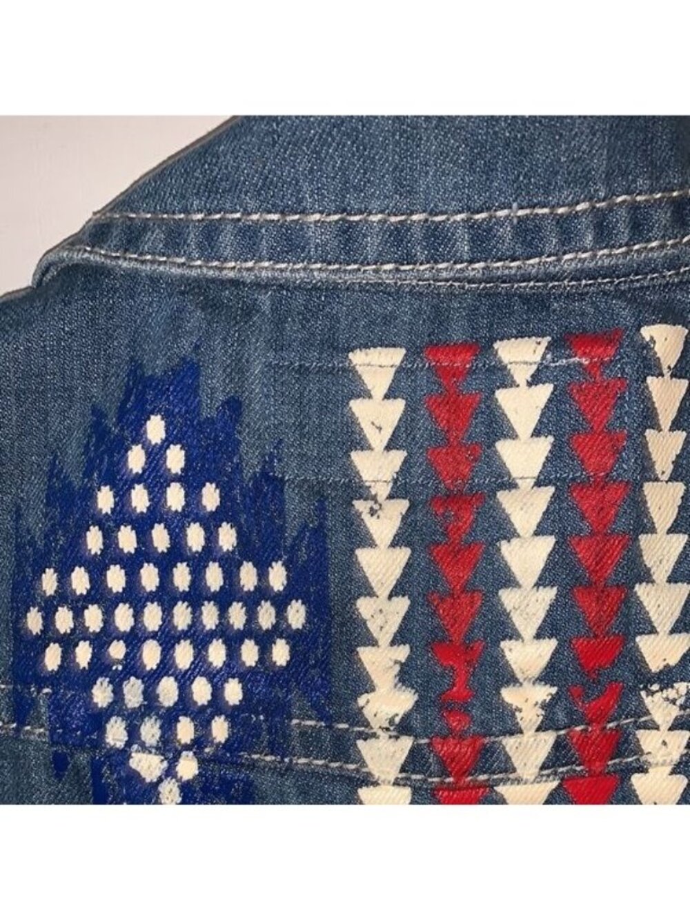 Rock & Roll Cowgirl Womens Denim Vest S Distressed Sleeveless Western Style With - Picture 9 of 11